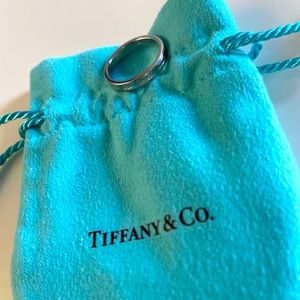 Tiffany & Co 1837  platinum band